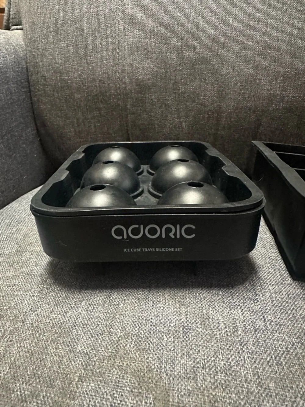 Adoric Ice Cube Trays Silicone Set of 2